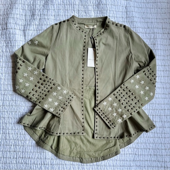 Spell and the Gypsy Collective Eagleback Matinee Jacket NWT KHAKI ARMY GREEN S - Picture 11 of 16